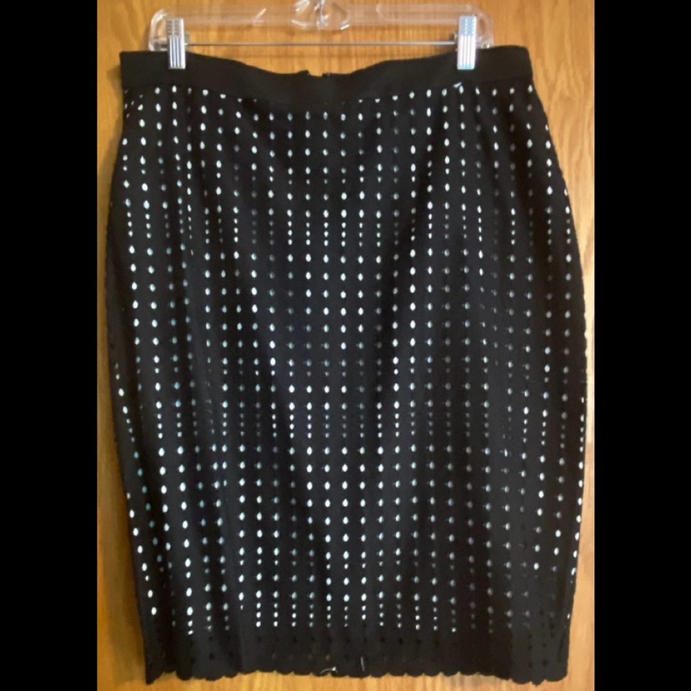 Women’s lined skirt with back zip closure